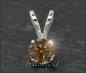 Preview: Diamant Anhänger 0,55ct, Cognac Chamapgner